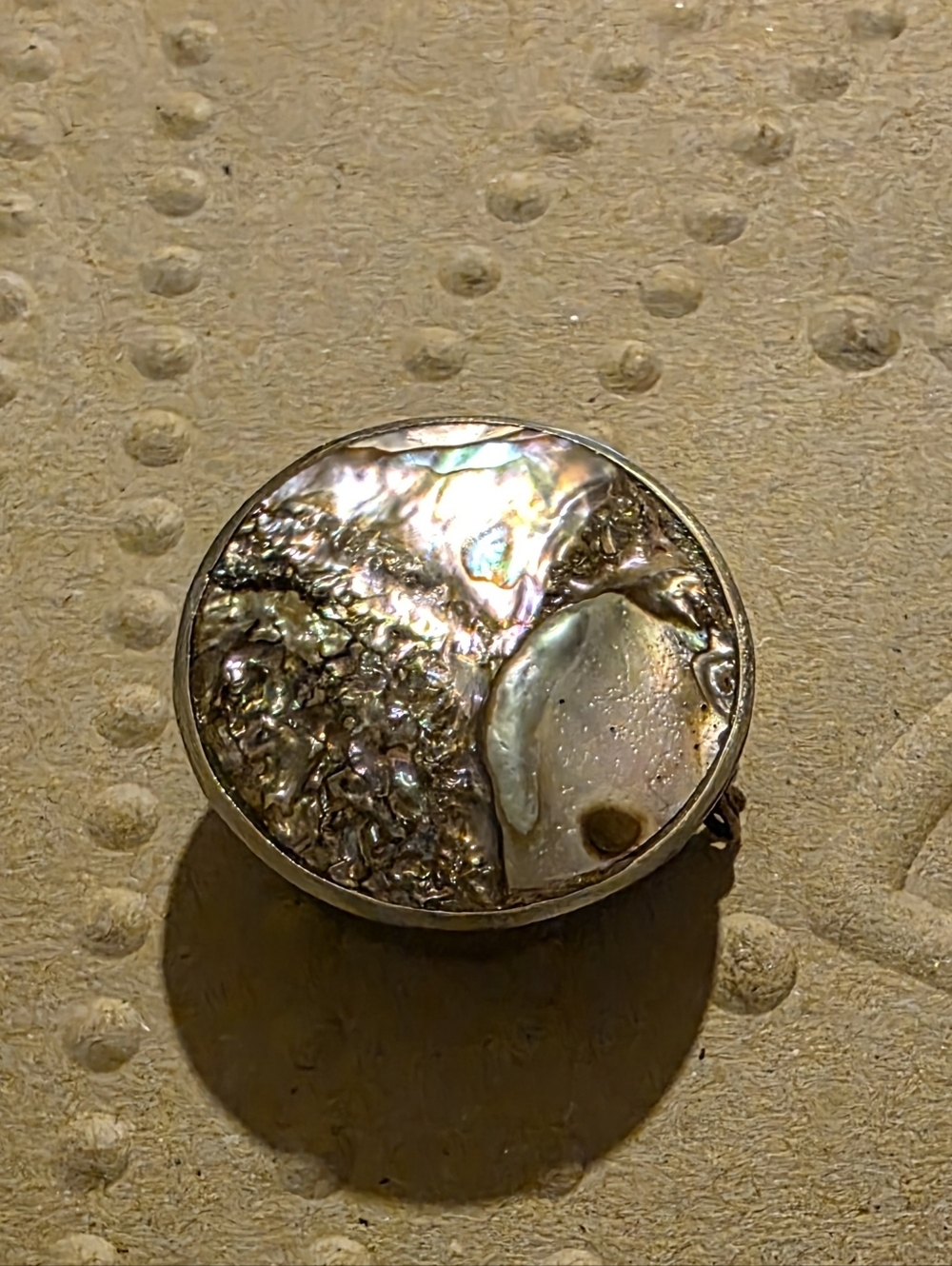 Vintage 60s Era Pill/Snuff/Stash/Trinket Box - Made In Mexico Alpaca Silver